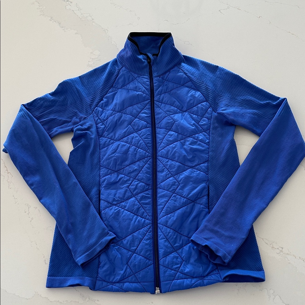 Athleta Flurry Force insulated jacket Blue XS
